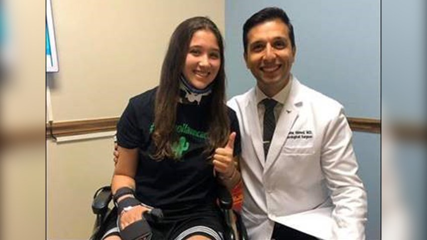 Letizia Milesi viaja a San Antonio para ser operada.