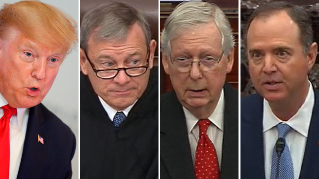 Los protagonistas del impeachment