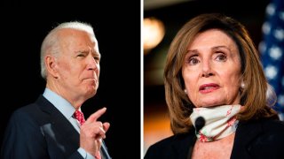 Joe Biden y Nancy Pelosi