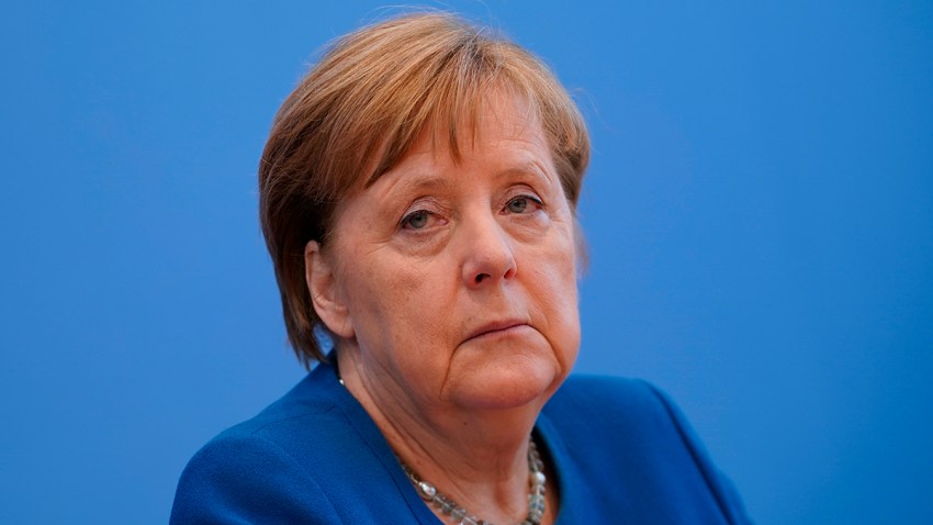 En la foto, la canciller alemana, Angela Merkel.