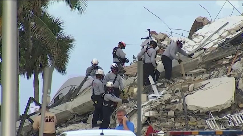 Continúan con dificultades las labores de rescate tras colapso de edificio