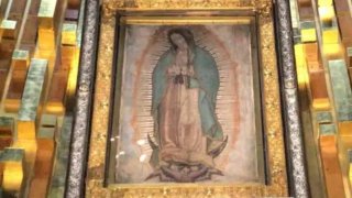 Imagen de la Virgen de Guadalupe en su basílica