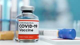 A,Single,Bottle,Vial,Of,Covid-19,Coronavirus,Vaccine,In,A