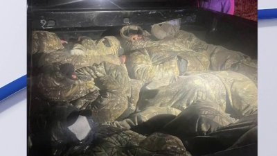 Parada de tráfico termina con rescate de 13 migrantes escondidos con ropa  de camuflaje – Telemundo San Antonio (60)