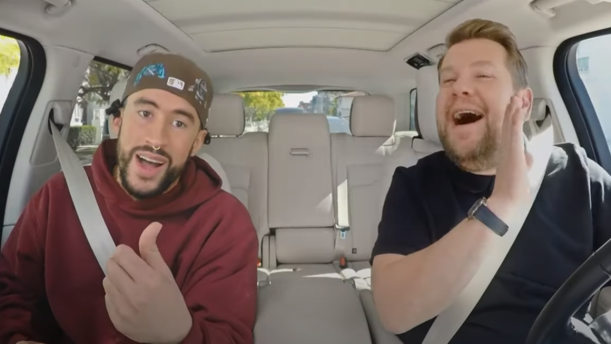 Bad Bunny llega al “Carpool Karaoke” de James Corden Telemundo San