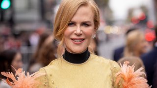 This April 18, 2022, file photo shows Nicole Kidman arrive at the Los Angeles premiere of "The Northman" at TCL Chinese Theatre in Hollywood, California.
