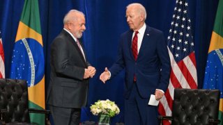 Lula da Silva y Joe Biden se reunieron este miércoles en Nueva York.