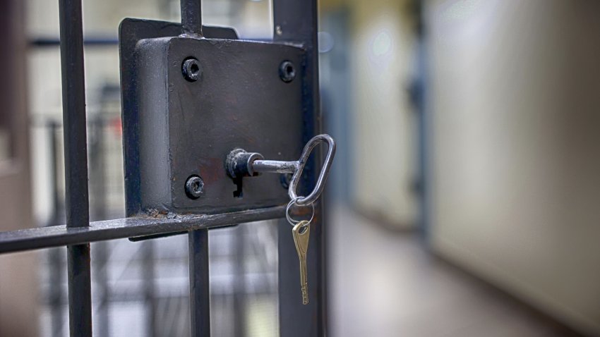 Key to the entrance grate in a prison.