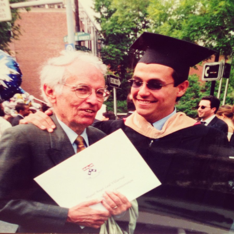 Miguel Leal and grandfather