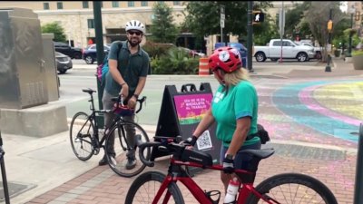Ciclistas acuden a las calles para el Día Nacional de ir al Trabajo en Bicicleta