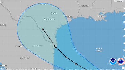 Así se proyectan los efectos en Texas y San Antonio del huracán Beryl