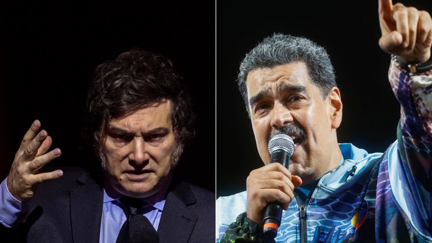 Maduro dice que Milei usó el presupuesto argentino para ataques de bots contra Venezuela