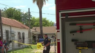 Incendio al oeste de San Antonio.