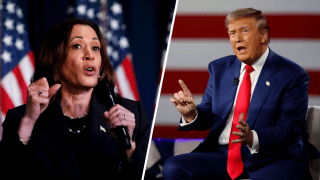 Kamala Harris y Donald Trump.