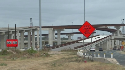 Cierre de rampas y accesos en el norte de San Antonio por trabajos de construcción