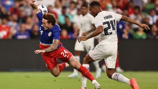 Un momento del partido amistoso entre EEUU y Panamá, en Austin, Texas, este sábado.