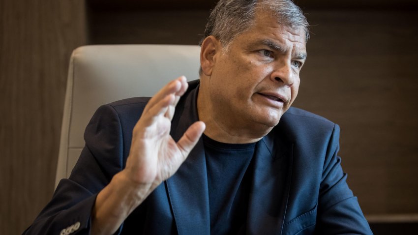 Rafael Correa tilda de política la decisión de Estados Unidos de prohibirle la entrada