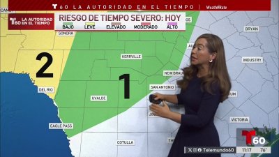 Posibilidad de aguaceros y tormentas para gran parte del centro de Texas