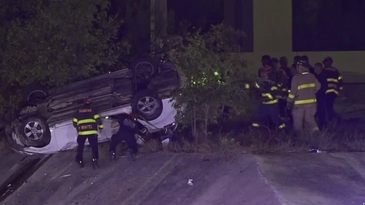 Hombre pierde el control y su auto se vuelca en San Antonio – Telemundo ...