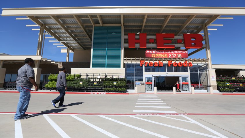 H-E-B’s, 3501 Clear Lake City Blvd. , Houston, Texas new 106,000-square-foot grocery store Tuesday, Feb. 16, 2016, in Houston. The store opens in Clear Lake on Wednesday, Feb. 17. This is an area people say has a severe lack of grocery options despite its growth. This H-E-B store only has one other competitor, a Randall’s, within a three-mile radius in an area that is packed with residential growth.   new 106,000-square-foot grocery store opens in Clear Lake on Wednesday, Feb. 17. This is an area people say has a severe lack of grocery options despite its growth. This H-E-B store only has one other competitor, a Randall’s, within a three-mile radius in an area that is packed with residential growth. ( Steve Gonzales  / Houston Chronicle  ) (Photo by Steve Gonzales/Houston Chronicle via Getty Images)