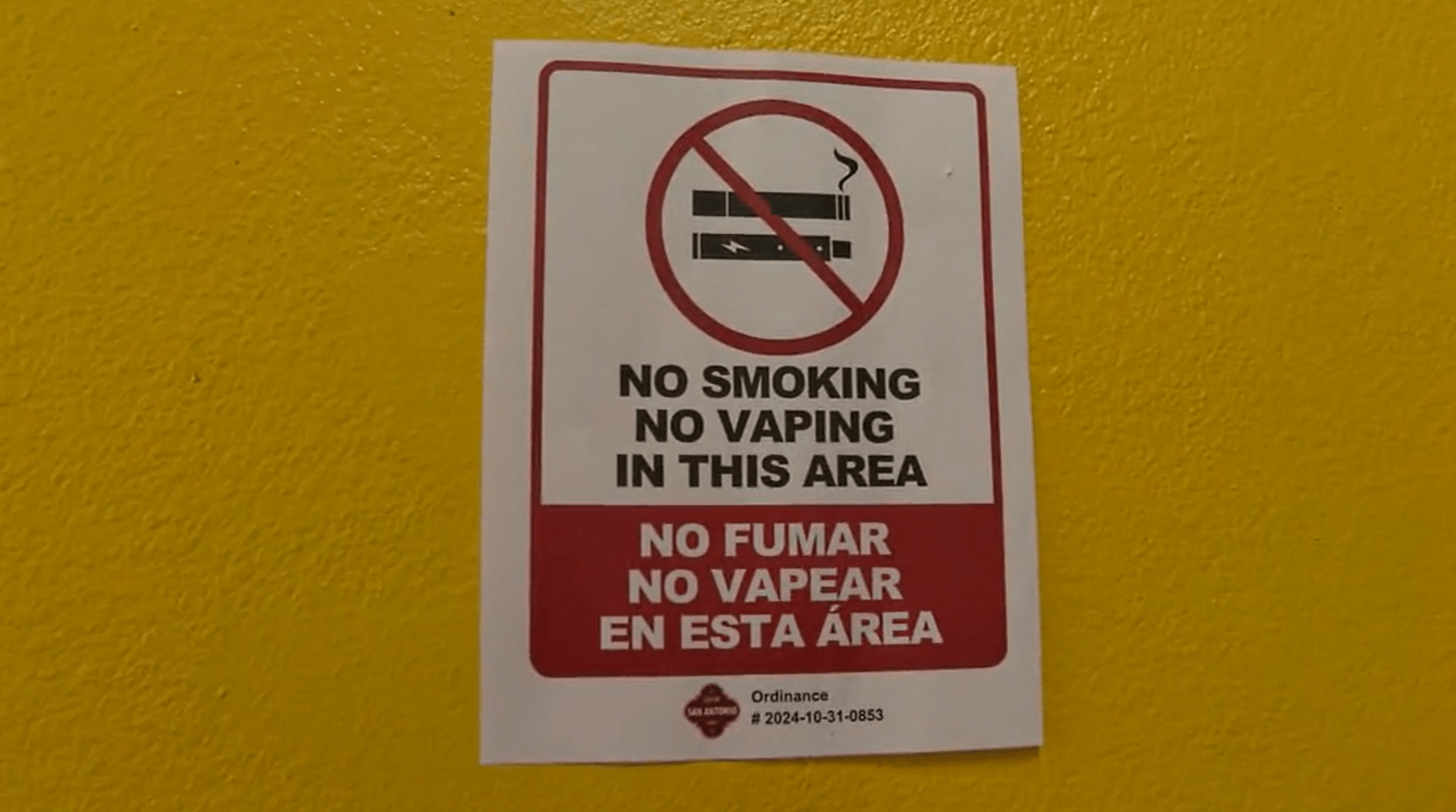 San Antonio prohbe vapear en lugares donde tampoco se puede fumar San Antonio prohbe vapear en lugares donde tampoco se puede fumar