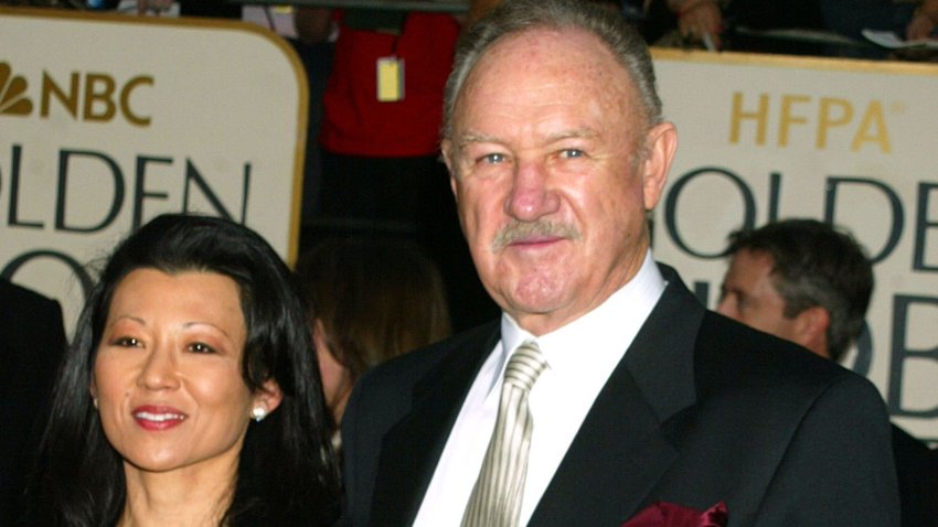 El actor Gene Hackman y su esposa, Betsy Arakawa, en enero del 2003.