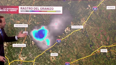 Sigue el rastro: así se mueve el granizo que provoca daños en zonas en la región