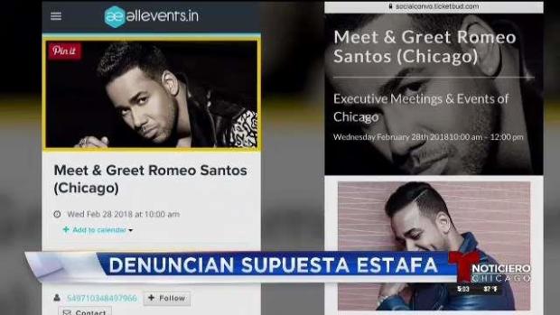 Denuncian supuesta estafa para conocer a Romeo Santos