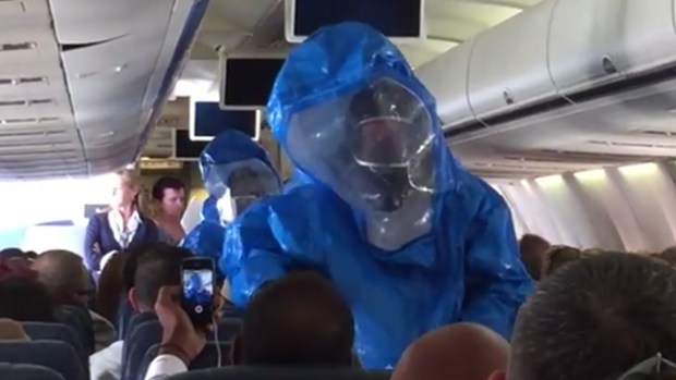 Video: Pasajero con “ébola” de regreso a casa