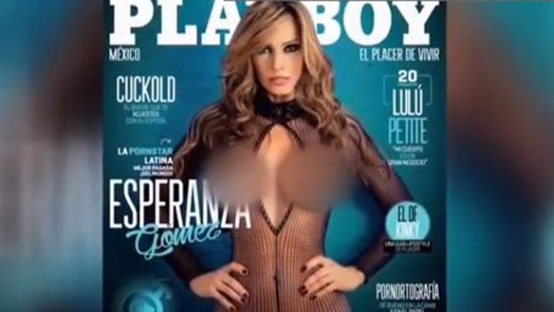 Video: Actriz porno revienta portada de Playboy