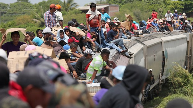 Video: Descarrila "La Bestia" al sur de México