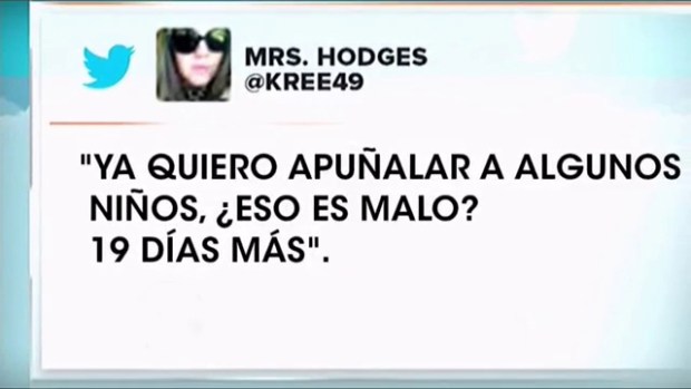 Video: Maestra hace escalofriantes amenazas