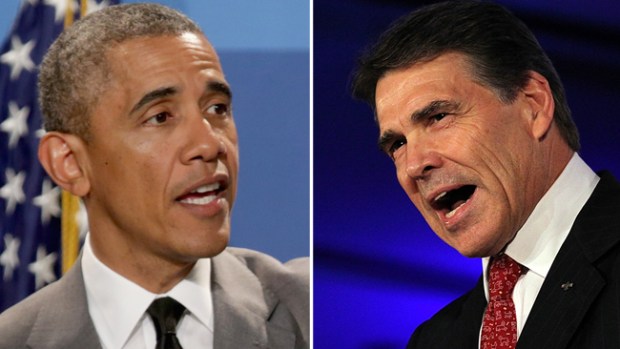 Video: Reunión entre Obama y Perry en Dallas