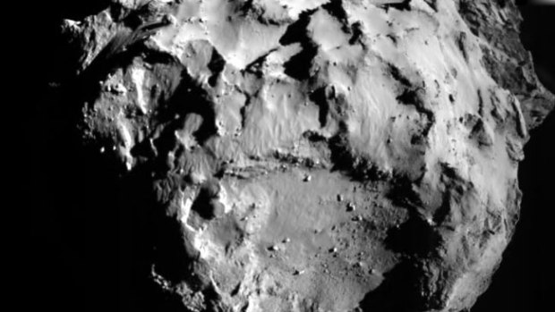 Video: Robot Philae manda 1a foto del cometa