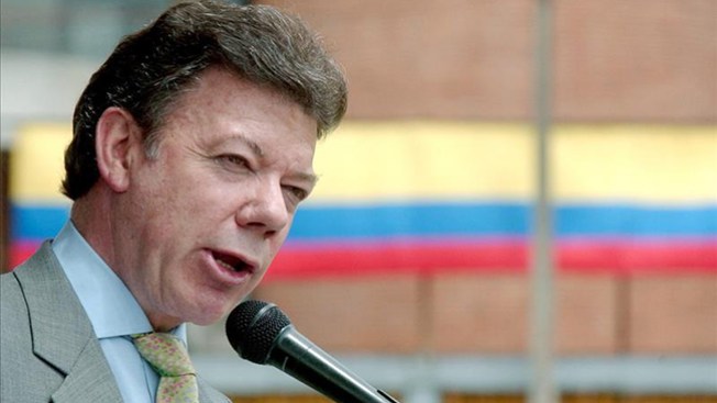 Santos prevé futuro de paz en Colombia