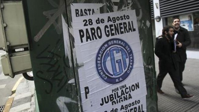 Segundo paro general en Argentina